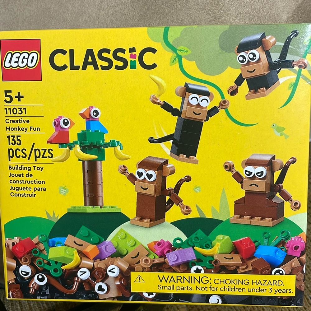 LEGO CLASSIC #11031 Creative Monkey Fun 135pcs. 2023 NEW